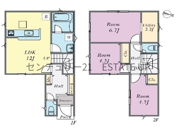 新築戸建　クレイドルガーデン谷山中央第26　2号棟