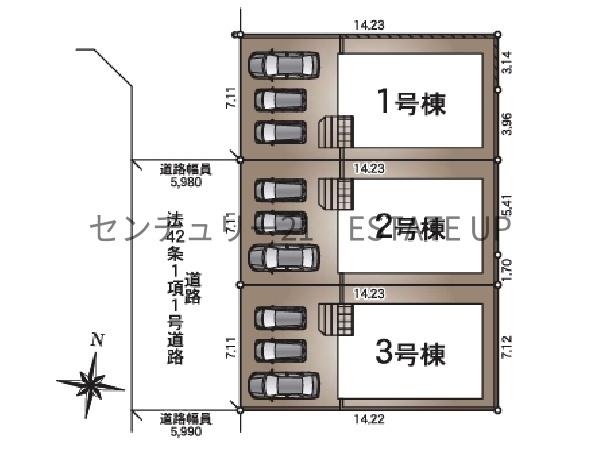 新築戸建　クレイドルガーデン西谷山第5　3号棟