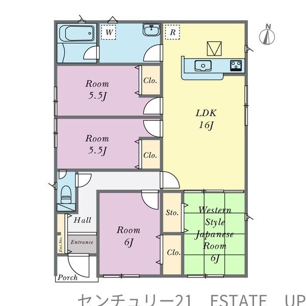 新築戸建て　郡山町　1号棟