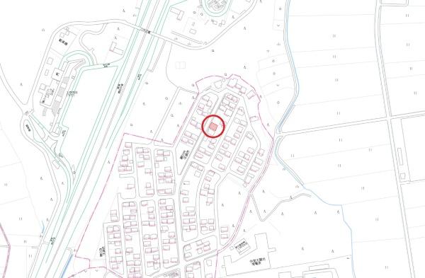 宇都宮市松風台の土地(現地案内図)