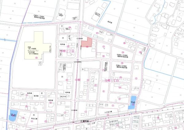 真岡市中萩１丁目の土地