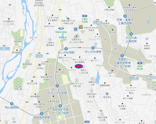 宇都宮市清原台２丁目の土地