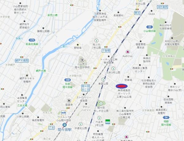 小山市大字西黒田の土地