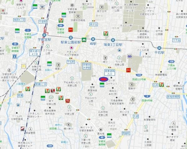 宇都宮市峰町の土地