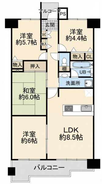 ネオハイツ姫路・アメティ２２８