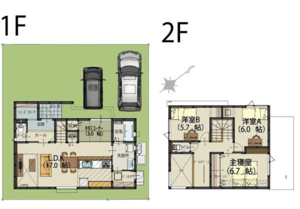 姫路市広畑区西蒲田の新築一戸建