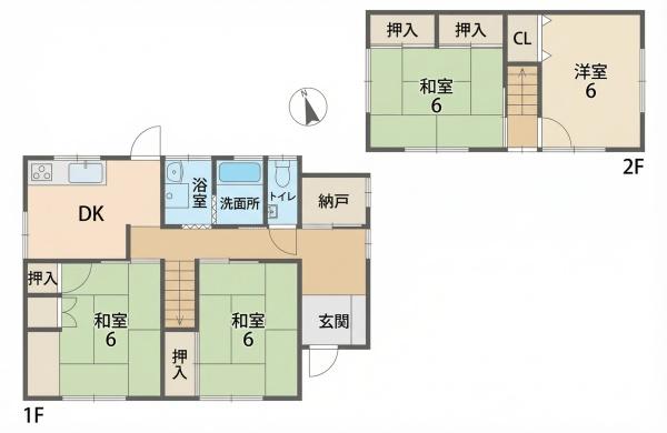姫路市広畑区蒲田の中古一戸建