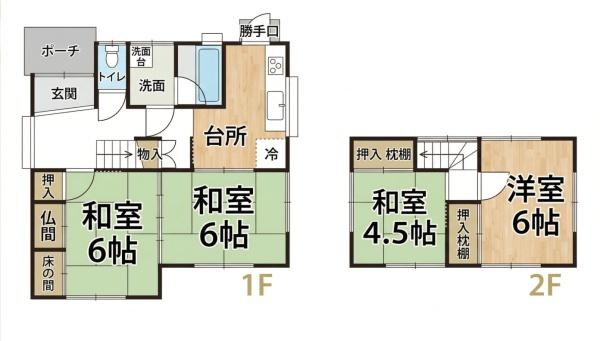 姫路市飾磨区阿成鹿古の中古一戸建