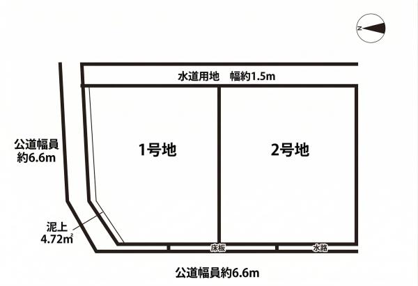 姫路市大津区長松2区画分譲　998万円～