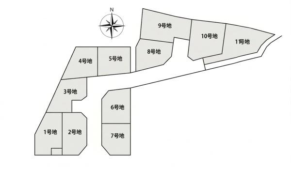 たつの市誉田町福田11区画分譲　820万円～
