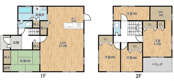 姫路市川西台　中古戸建