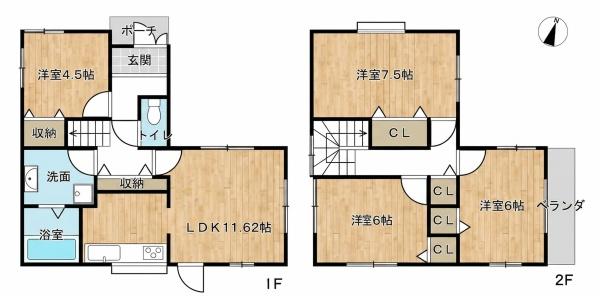 姫路市飾磨区都倉　中古戸建