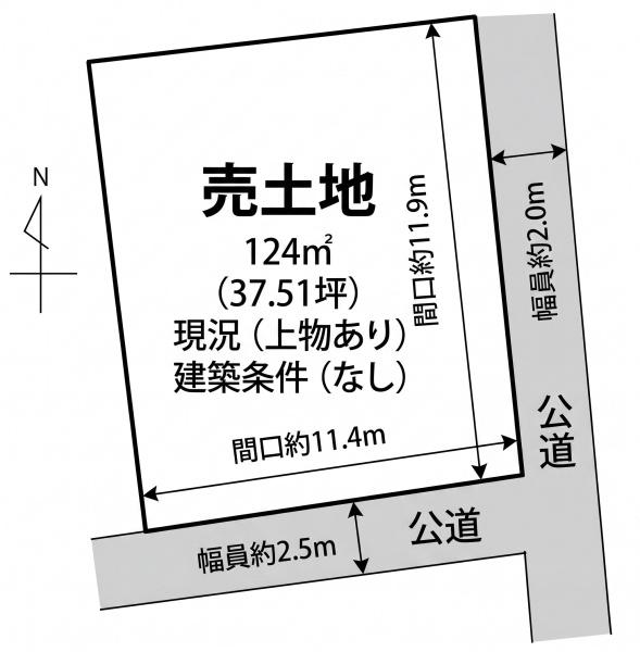 姫路市網干区和久　土地
