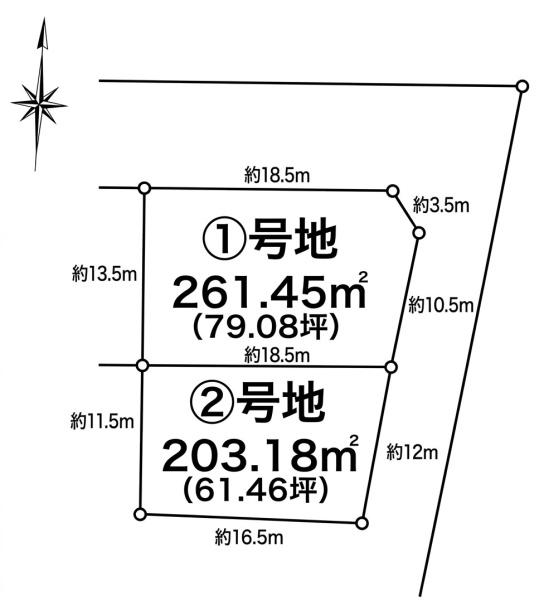 姫路市勝原区朝日谷2区画分譲　1230万円～