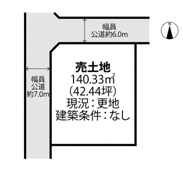 姫路市広畑区才　土地