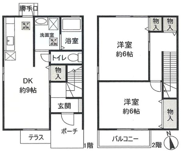 フローラ北浦(間取り)
