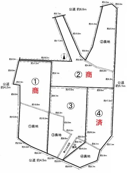 西尾市小焼野町南川　3号地　土地