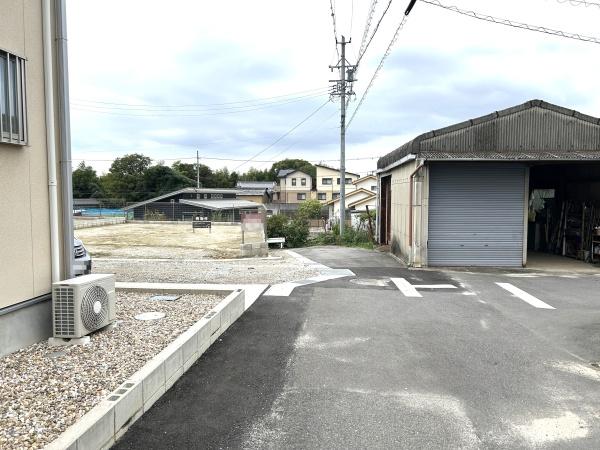 安城市東端町中村の土地(前面道路含む現地写真)