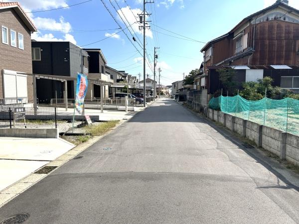 碧南市中山町3丁目の土地(前面道路含む現地写真)