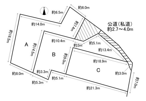 碧南市弥生町3丁目　C区画　土地