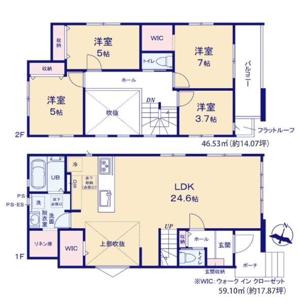 流山市江戸川台西１丁目の新築一戸建