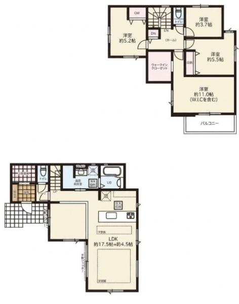 流山市加４丁目の新築一戸建