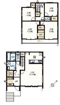 柏市東中新宿3丁目新築戸建　B号棟