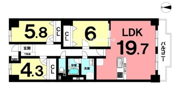 シティコーポ鳩岡Ｂ棟