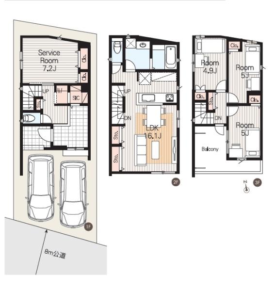 北区長喜町新築戸建住宅