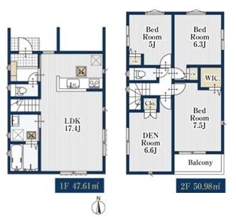 名古屋市北区安井１丁目の新築一戸建