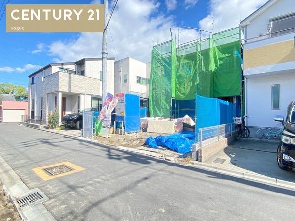 名古屋市北区光音寺町3丁目の新築一戸建(前面道路含む現地写真)