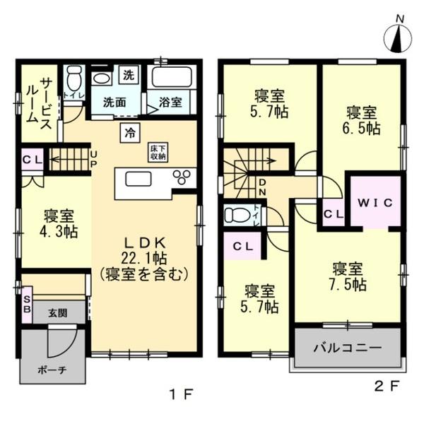 北区長喜町2期1号棟