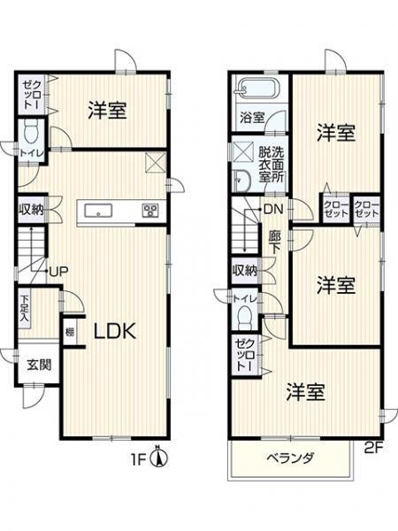 名古屋市北区上飯田北町　中古戸建