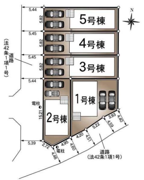 名古屋市北区東味鋺３丁目の新築一戸建
