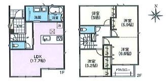 名古屋市北区東味鋺３丁目の新築一戸建