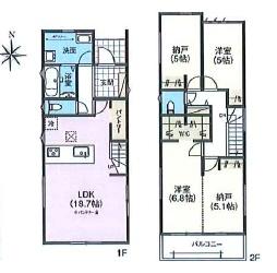 名古屋市北区東味鋺３丁目の新築一戸建