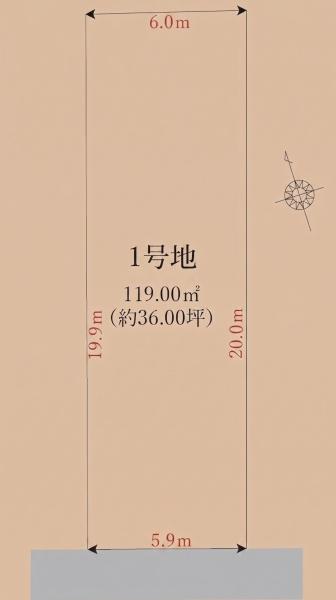 名古屋市北区元志賀町２丁目の売土地
