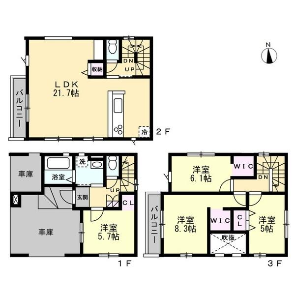 名古屋市北区柳原1期　２号棟