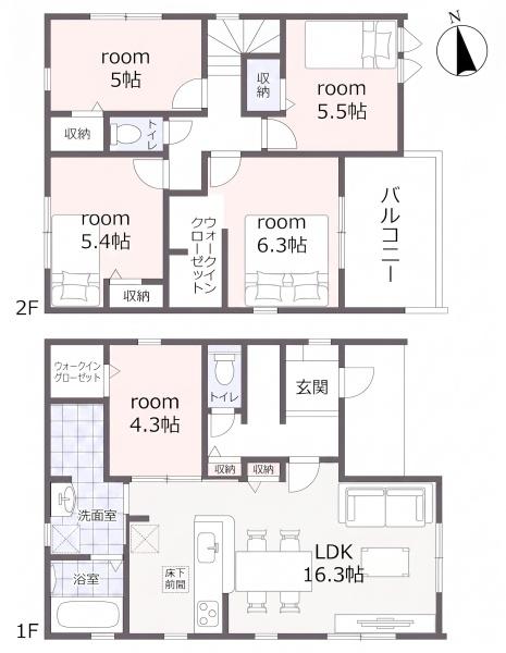 名古屋市北区楠味鋺２丁目の新築一戸建