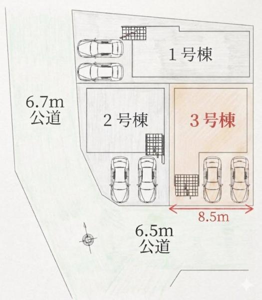 名古屋市名東区小井堀町の新築一戸建