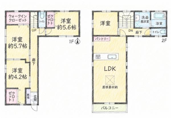 名古屋市北区龍ノ口町３丁目の中古一戸建て