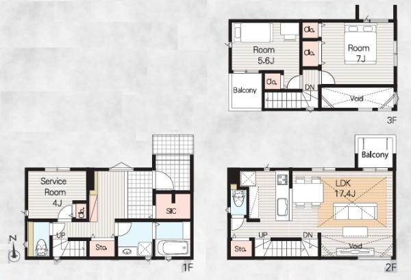 北区水切町　2号棟
