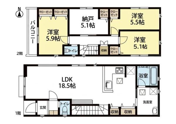 名古屋市緑区潮見が丘２丁目の新築一戸建