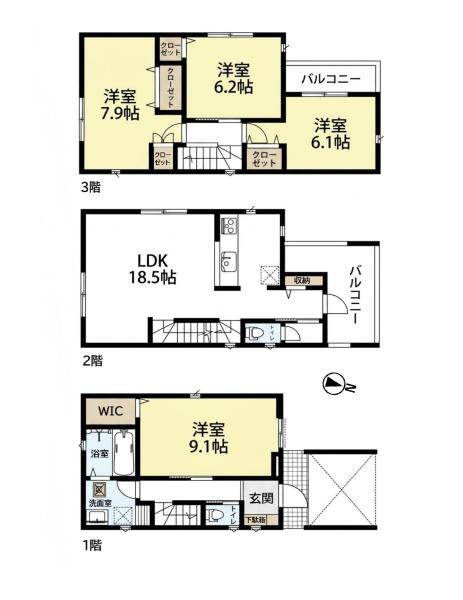 名古屋市緑区鳴海町字宿地の新築一戸建