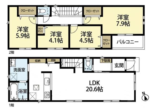 熱田区伝馬227②　1号棟