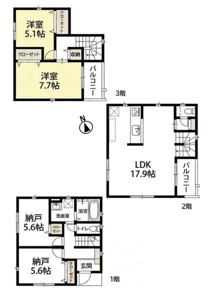 熱田区伝馬227②　2号棟