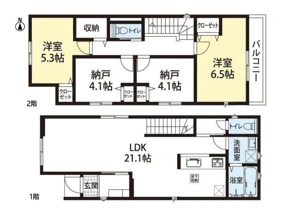 緑区潮見が丘2156④　2号棟