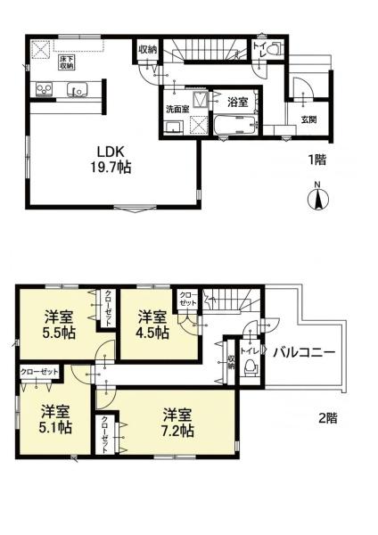 南区白雲町068②　2号棟
