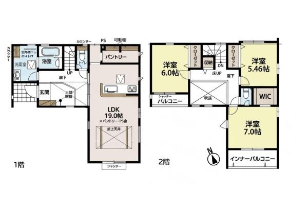 南区砂口町　2号棟　新築戸建