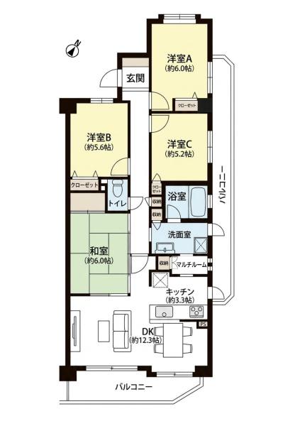 ユニーブル鳴海東ガーデンコート
